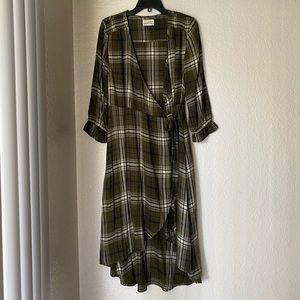 Universal thread faux wrap dress